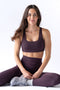 HyperLuxe Impact Sports Bra- Mulberry