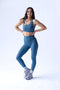 HyperLuxe Shape Full Length Legging- Tempo Teal