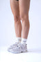 HyperLuxe Crew Sock- Cream