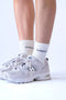 HyperLuxe Crew Sock- Cream