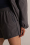 HyperLuxe Field Shorts- Charcoal/ Navy