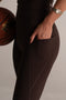 HyperLuxe Shape Full Length Pocket Legging- Espresso