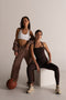 HyperLuxe Shape Halter Tank- Espresso