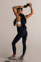 HyperLuxe Shape Full Length Pocket Legging- Navy