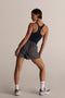 HyperLuxe Field Shorts- Charcoal/ Navy