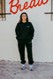 HyperLuxe Logo Sweatpants- Black