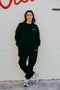 HyperLuxe Logo Sweatpants- Black