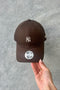 New Era 940 New York Yankees Mini Logo Cap- Choc/ Stone