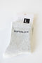 HyperLuxe Crew Sock- Grey