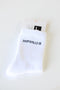 HyperLuxe Crew Sock- White