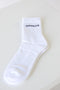 HyperLuxe Crew Sock- White