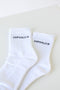 HyperLuxe Crew Sock- White