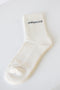 HyperLuxe Crew Sock- Cream