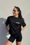 HyperLuxe X Micrology Tee- Black