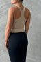 HyperLuxe Contour Tank- Oat