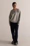 HyperLuxe Cosy Knit Sweater- Grey Marle