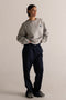 HyperLuxe Cosy Knit Sweater- Grey Marle