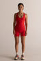 HyperLuxe Contour Tank- Cherry Red