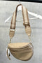 Hi Ho Silver Obsessed Stud Bag Taupe/Gold- Taupe/ Cream, Woven Strap
