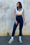 Leelo Active Full Length Legging Extra High- Navy