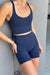 HyperLuxe Shape 5" Bike Short- Navy