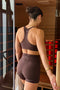 HyperLuxe Shape Sports Bra- Espresso