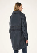 PE Nation Mid Length Man Down Jacket- Marine Blue