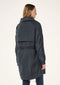 PE Nation Mid Length Man Down Jacket- Marine Blue
