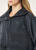 PE Nation Mid Length Man Down Jacket- Marine Blue