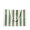 Sunny Life Carryall Beach Bag- Olive Stripe