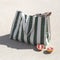 Sunny Life Carryall Beach Bag- Olive Stripe