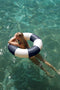 Sunny Life Slim Tube Pool Ring- Navy Stripe