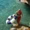 Sunny Life Slim Tube Pool Ring- Navy Stripe