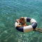 Sunny Life Slim Tube Pool Ring- Navy Stripe