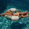 Sunny Life Slim Tube Pool Ring- Olive Stripe