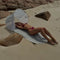 Sunny Life Solo Sun Shader La Palma- Sage Stripe