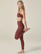 Beyond Yoga High Waisted Midi Legging- Grape Rose Heather
