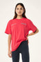PE Nation Slate Tee- Washed Strawberry