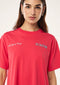 PE Nation Slate Tee- Washed Strawberry