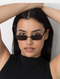 Lu Goldie Nina Sunglasses- Black