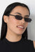 Lu Goldie Nina Sunglasses- Black