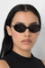 Lu Goldie Jeanne Sunglasses- Black