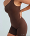 All With The Flow Mya Onesuit- Coffee