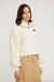 The North Face Women's Platte Sherpa Fleece ¼ Zip Pullover- Gardenia white
