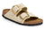 Birkenstock Arizona Nubuck Leather Sandal Regular- Ecru