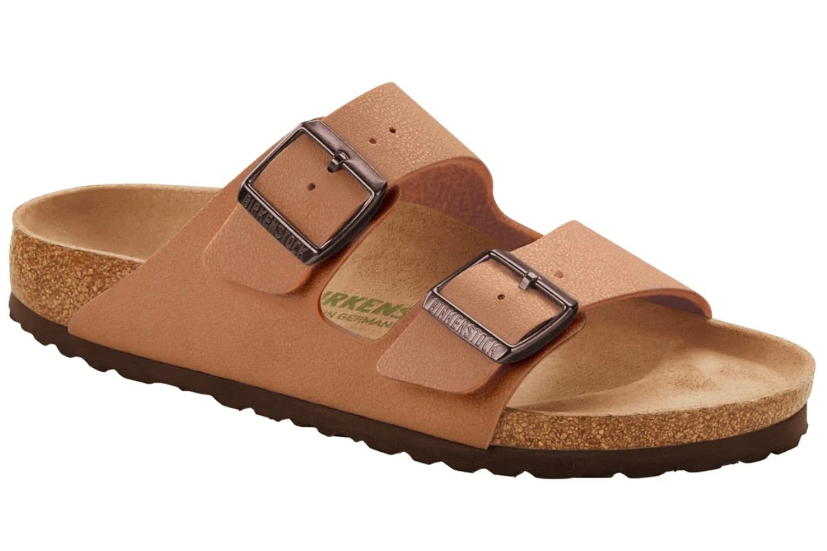 Birkenstock Arizona Birki Buc Earthy Vegan Sandal Regular- Pecan