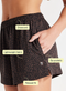 Nimble Essential Woven Short- Cacao Cheetah