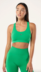 PE Nation Restore Seamless Sports Bra- Kelly Green
