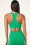 PE Nation Restore Seamless Sports Bra- Kelly Green