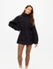 The Upside Freddie Fleece Lined Anorak- Black